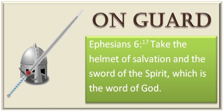 Bible on guard