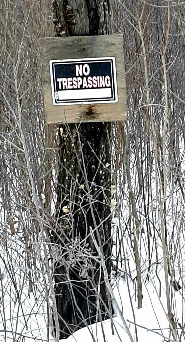 No Trespassing