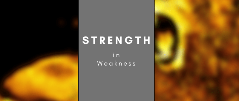 strength in weakness