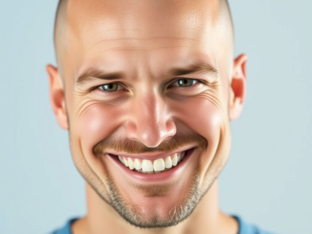 smiling bald guy