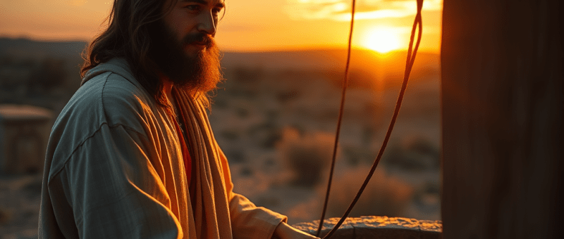 Jesus at the well