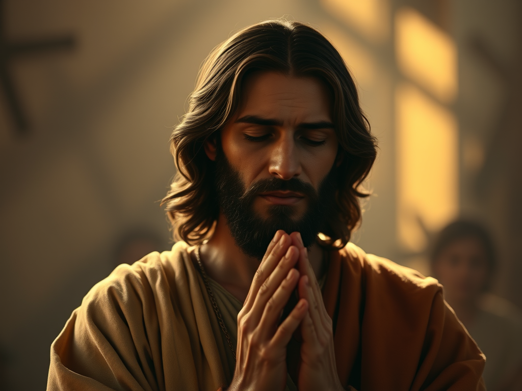 jesus praying