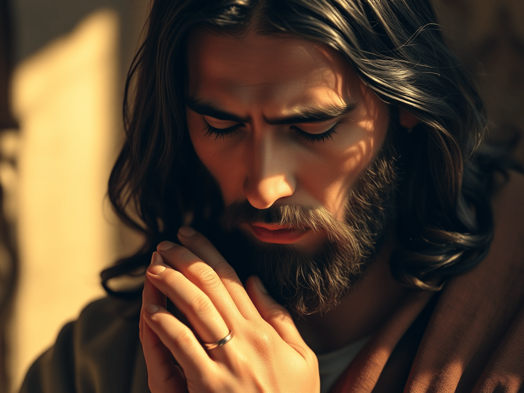 jesus praying