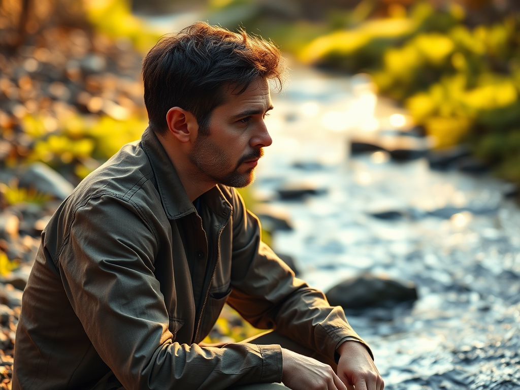 a man in deep thought