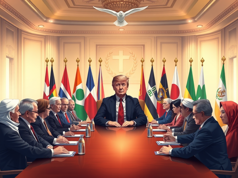 47 Countries Expected to Join First Trump Board of Peace Meeting